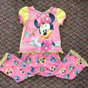 Girls Minnie Mouse 3T Pajama Set